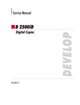 Develop D 2500iD User manual