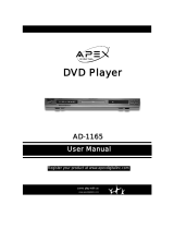 Apex Digital AD-1165 User manual