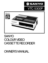 Sanyo VTC 5300P Owner's manual