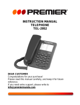 Premier TEL-2952 User manual