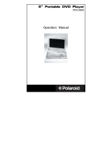 Polaroid PDV-0800 Operating instructions