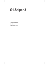 Gigabyte G1.Sniper 3 User manual