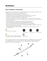 Lenovo ThinkServer RD120 Rack Installation Instructions