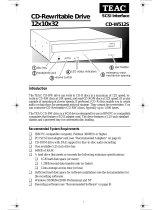 TEAC CD-W512S User manual