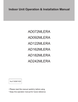 Haier AD072MLERA Operation & Installation Manual