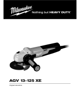 Milwaukee AGV 13-125 XE Original Instructions Manual