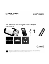 Delphi XM SKYFI3 User manual