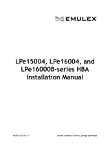 Emulex LPe16000B Installation guide