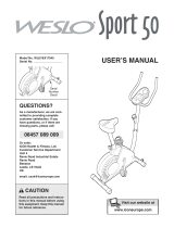 Weslo WLEVEX17040 User manual