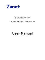 Zonet ZVS4104 User manual