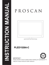 ProScan PLED1526A-C User manual