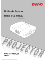 Sanyo PLC-XTC50L Owner's manual