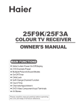 Haier 25F9K Owner's manual