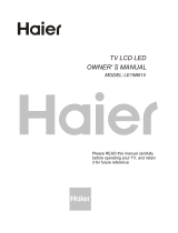 Haier LE19B610 Owner's manual