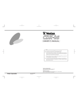 Vestax CDX-05 Owner's manual