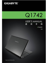 Gigabyte Q1742F User manual