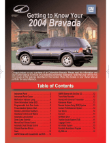 Oldsmobile BRAVADA GTK 2004 Getting To Know Manual