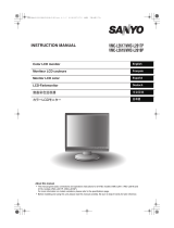 Sanyo VMC-L2617 - High Performance Professional 17" LCD Monitor User manual
