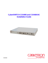 Cabletron Systems CyberSWITCH CSX400 Installation guide