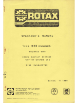 BOMBARDIER ROTAX 532 User manual