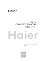 Haier L42A9 Owner's manual