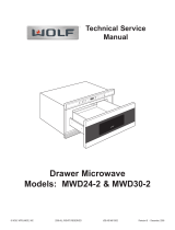 Wolf MWD24-2 User manual