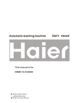 Haier HWM110-9188 User manual