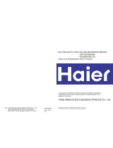 Haier DW-86L828 User manual