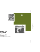 Motorola EX500 Expert Series User manual