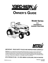 Yard-Man Series 844 Owner's manual
