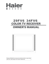 Haier 29FV6 Owner's manual