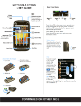 Motorola CITRUS User manual