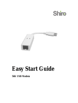 Shiro UM3100 Easy Start Manual