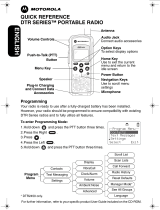 Motorola DTR2450 Reference guide