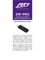 RTI ZW-PRO Quick Reference Manual