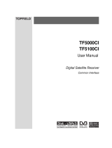 Topfield TF5000CI User manual