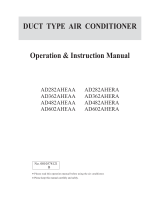 Haier AD362AHERA Operation & Instruction Manual