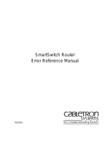 Cabletron Systems SmartSwitch Router Reference guide
