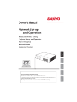 Sanyo PLC-XU88-WXU30 Owner's manual