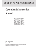 Haier AD482AHEAA Operation And Instruction Manual