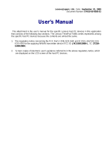 Qualcomm Technologies J9CGOBI2000-L User manual