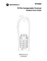 Motorola TETRA MTH800 Feature User Manual