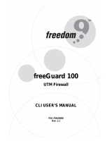 Freedom9 freeGuard 100 Command Line Interface Manual