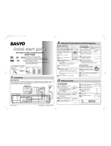 Sanyo DVW-7100a Quick start guide