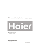 Haier HWM90-7288 User manual