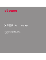 Docomo Xperia SO-02F User manual