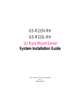Gigabyte GS-R115L-RH System Installation Manual