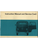 Volkswagen TRANSPORTER 1967 User manual