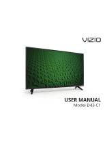 Vizio D43-C1 User manual