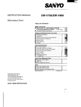 Sanyo EM-V758 User manual